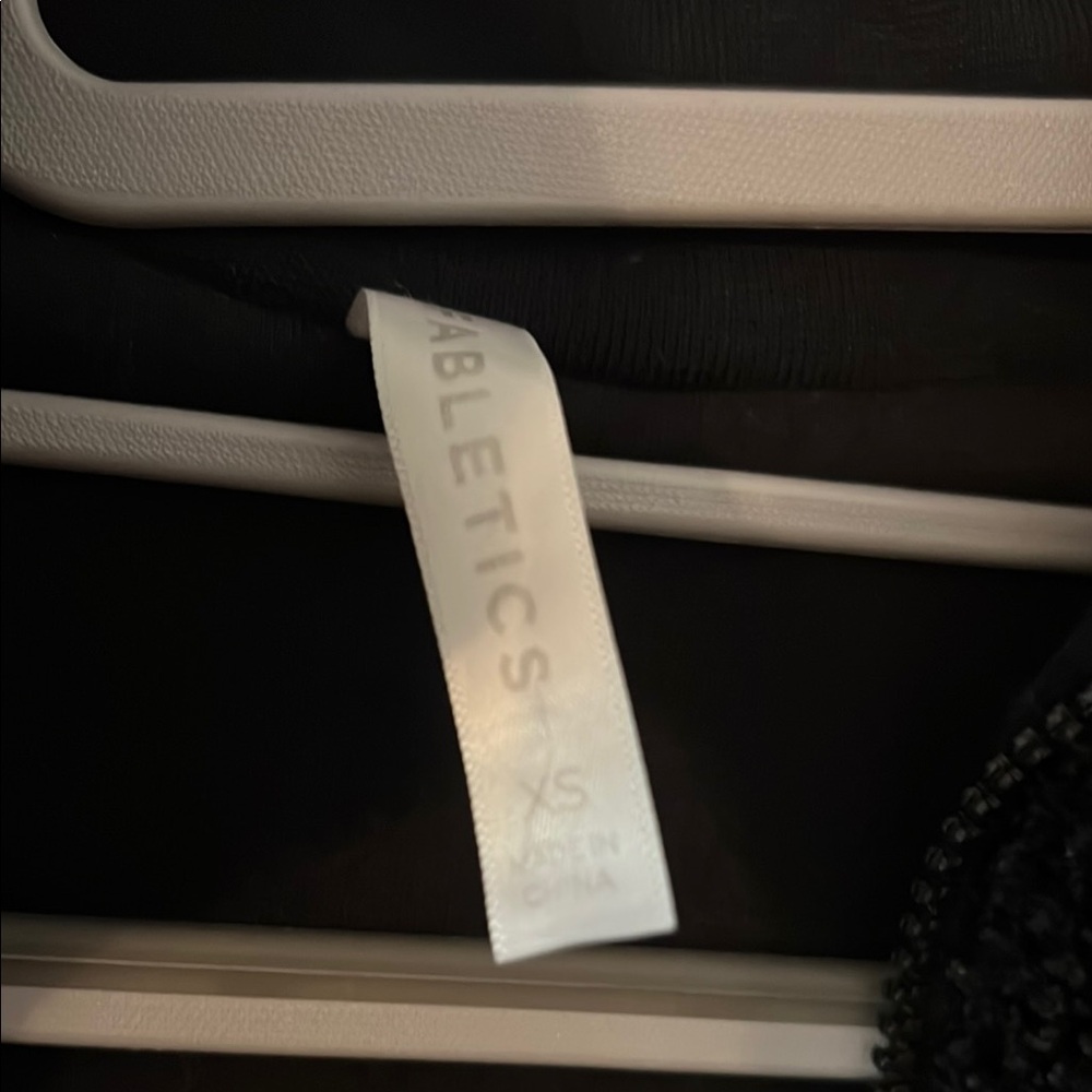 Fabletics Black Teddy Jacket Cozy Outerwear - Picture 2 of 2